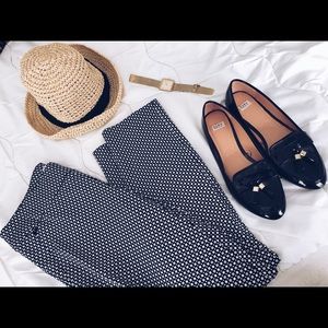 Black & white printed pants